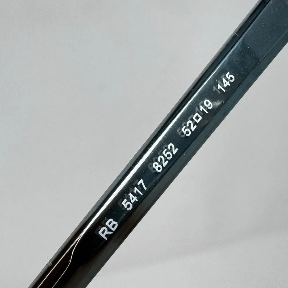 Ray-Ban RX5417 8252 Striped Blue Green Eyeglass Frames 52-19-145